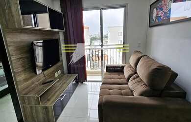 Imagem: O apartamento possui 2 Dormitórios, 1 Banheiro, 1 Vaga na garagem