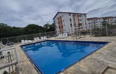 Imagem: O apartamento possui 2 Dormitórios, 1 Banheiro, 1 Vaga na garagem