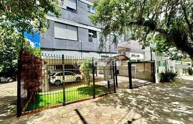 Imagem: O apartamento possui 1 Dormitório, 1 Banheiro, 1 Vaga na garagem