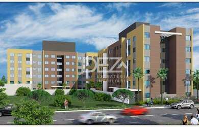 Imagem: O apartamento possui 2 Dormitórios, 1 Banheiro, 1 Vaga na garagem