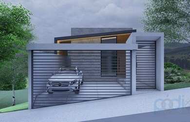 Imagem: A casa possui 2 Dormitórios, 2 Banheiros, 2 Vagas na garagem