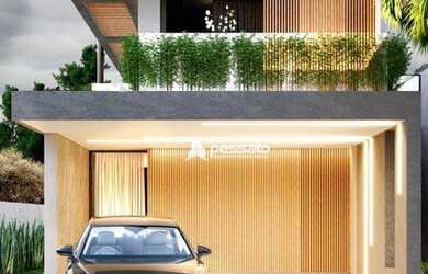 Imagem: A casa em condomínio possui 3 Dormitórios, 3 Banheiros, 4