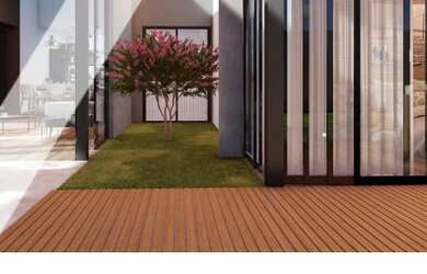 Imagem: A casa em condomínio possui 3 Dormitórios, 1 Banheiro, 4 Vagas