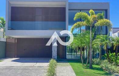 Imagem: A casa em condomínio possui 4 Dormitórios, 5 Banheiros, 5