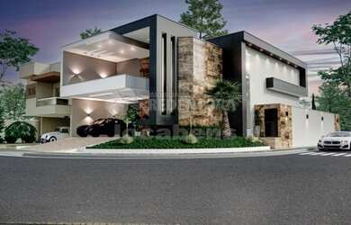 Imagem: A casa em condomínio possui 3 Dormitórios, 5 Banheiros, 2