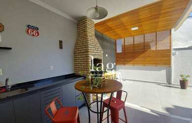 Imagem 1: Casa com 3 dormitórios à venda, 155 m² por R$ 850.000,00 - Condomínio Terras de São Franci