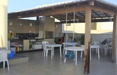 Imagem: O apartamento na cobertura possui 3 Dormitórios, 3 Banheiros