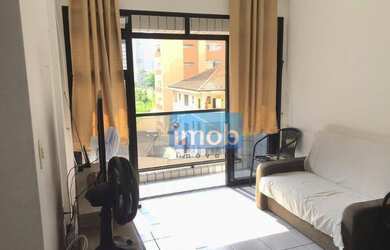 Imagem: O apartamento possui 1 Dormitório, 1 Banheiro, 1 Vaga na garagem