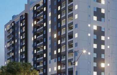 Imagem: O apartamento possui 2 Dormitórios, 1 Banheiro, 1 Vaga na garagem