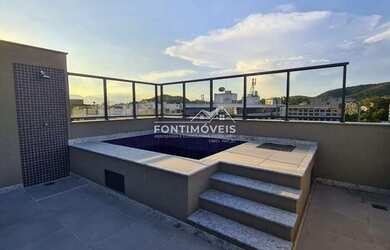 Imagem: O apartamento na cobertura possui 4 Dormitórios, 3 Banheiros