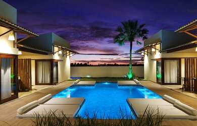 Imagem: A casa em condomínio possui 4 Dormitórios, 5 Banheiros, 4