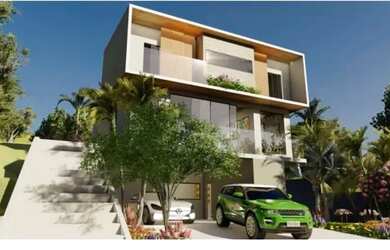 Imagem: A casa em condomínio possui 4 Dormitórios, 5 Banheiros, 4