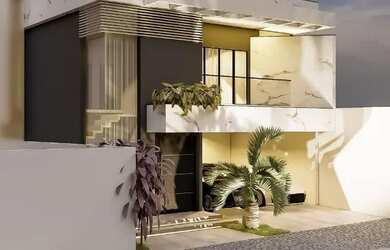 Imagem: A casa em condomínio possui 3 Dormitórios, 4 Banheiros, 2