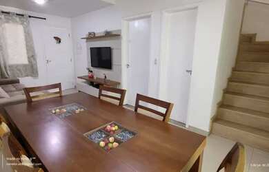 Imagem: A casa em condomínio possui 2 Dormitórios, 1 Banheiro, 2 Vagas