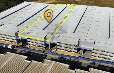 Imagem: O depósito possui 3.478m² de Área e está localizado em