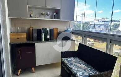 Imagem: O apartamento possui 3 Dormitórios, 1 Banheiro, 1 Vaga na garagem