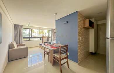 Imagem: O apartamento possui 1 Dormitório, 1 Banheiro, 1 Vaga na garagem