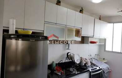 Imagem: O apartamento possui 2 Dormitórios, 1 Banheiro, 1 Vaga na garagem