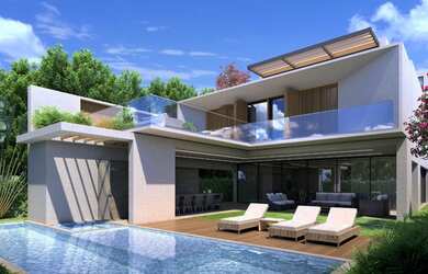 Imagem: A casa em condomínio possui 4 Dormitórios, 4 Banheiros, 3