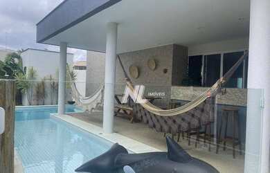 Imagem: A casa em condomínio à venda possui 4 Dormitórios, 5 Banheiros