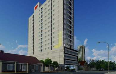 Imagem: O apartamento possui 2 Dormitórios, 1 Banheiro, 1 Vaga na garagem