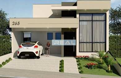 Imagem: A casa em condomínio possui 3 Dormitórios, 4 Banheiros, 4