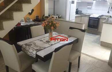 Imagem: A casa em condomínio possui 3 Dormitórios, 1 Banheiro, 3 Vagas