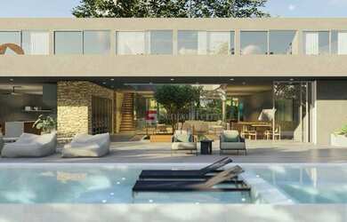 Imagem: A casa possui 5 Dormitórios, 5 Banheiros, 5 Vagas na garagem