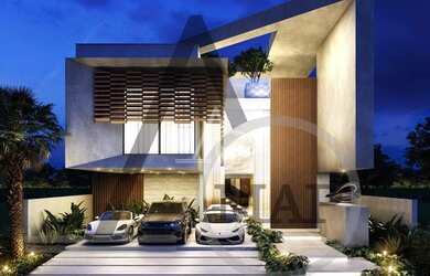 Imagem: A casa em condomínio possui 5 Dormitórios, 5 Banheiros, 5