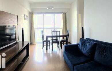 Imagem: O apartamento possui 1 Dormitório, 1 Banheiro, 1 Vaga na garagem