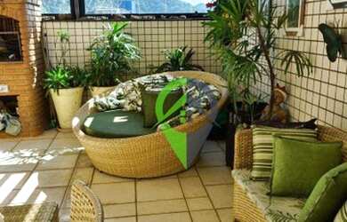 Imagem 3: Cobertura à venda, 230 m² por R$ 1.000.000,00 - Campo Grande - Santos/SP