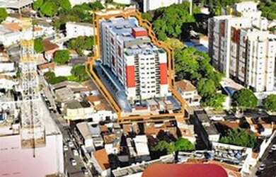 Imagem: O apartamento possui 2 Dormitórios, 1 Banheiro, 1 Vaga na garagem