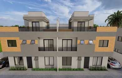 Imagem: A casa possui 3 Dormitórios, 3 Banheiros, 2 Vagas na garagem