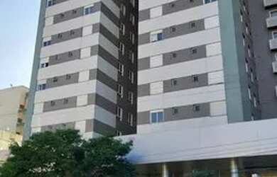 Imagem: O apartamento possui 1 Dormitório, 1 Banheiro, 1 Vaga na garagem