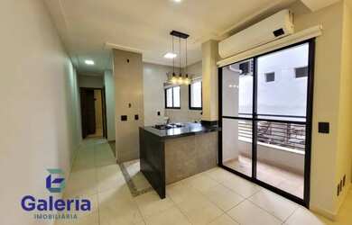 Imagem: O apartamento possui 1 Dormitório, 1 Banheiro, 1 Vaga na garagem