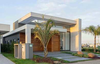 Imagem 3: Casa com fachada imponente no Reserva das Águas