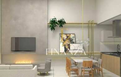 Imagem: A casa em condomínio possui 3 Dormitórios, 3 Banheiros, 4