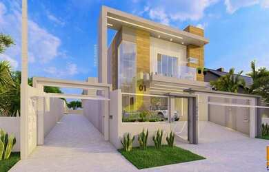 Imagem: A casa possui 3 Dormitórios, 2 Banheiros, 4 Vagas na garagem