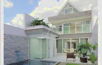 Imagem: A casa em condomínio possui 4 Dormitórios, 5 Banheiros, 5