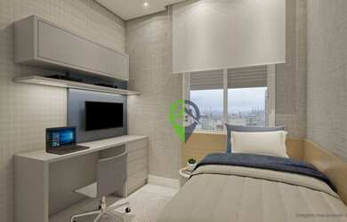 Imagem 3: Apartamento - 2 dormitórios à venda, 67 m² por R$ 542.704 - Ponta da Praia - Santos/SP