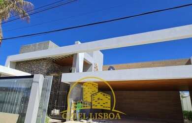 Imagem 2: Casa alto padrão condomínio rua 12 Vicente pires lote 750m2 nascente 4 suítes piscina chur