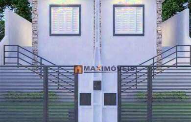 Imagem: A casa possui 2 Dormitórios, 1 Banheiro, 2 Vagas na garagem