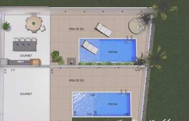 Imagem 15: Casa com área de lazer e piscina à venda, 230 m² por R$ 790.000 - Aeroporto...