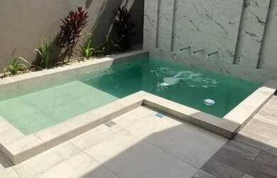 Imagem: A casa em condomínio possui 4 Dormitórios, 5 Banheiros, 4