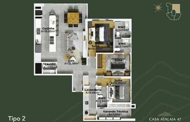 Imagem: Apartamento - 3 dormitórios - 3 Suítes - localizado em Itajaí