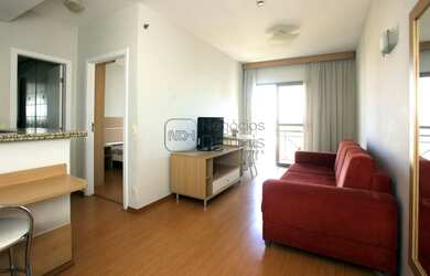 Imagem: O studio possui 1 Dormitório, 1 Banheiro, 1 Vaga na garagem