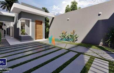 Imagem: A casa possui 2 Dormitórios, 2 Banheiros, 1 Vaga na garagem