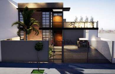 Imagem: A casa possui 3 Dormitórios, 4 Banheiros, 4 Vagas na garagem