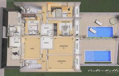 Imagem 16: Casa com área de lazer e piscina à venda, 230 m² por R$ 790.000 - Aeroporto...