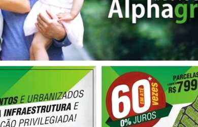 Imagem: O terreno possui 140m² de Área e está localizado em Alpha